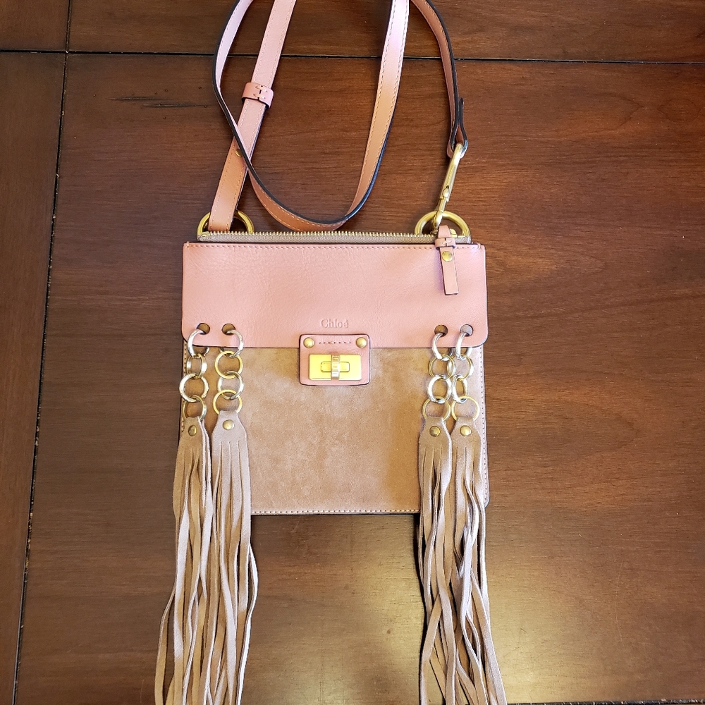 Authentic Chloe Jane Fringe Tassel Crossbody